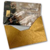 Heimerle + Meule - Goldbarren FineCard: Merry Christmas - 1g Gold 