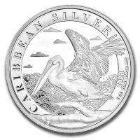 Barbados - 1 Dollar Karibischer Pelikan 2023 - 1 Oz Silber