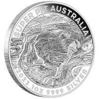 Australien - 1 AUD Minen Super Pit 2023 - 1 Oz Silber