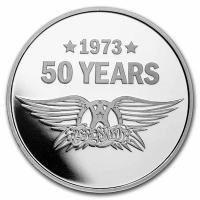 Niue - 2 NZD Aerosmith 50th Anniversary 2023 - 1 Oz Silber PP