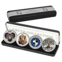 Niue - 4x2 NZD Truth Collection 2023 - 4x1 Oz Silber Color