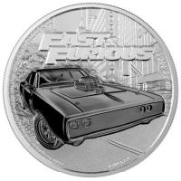 Niue - 2 NZD Fast and Furious 2023  - 1 Oz Silber 