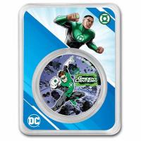 Samoa 5 Dollar DC Comics(TM)  5. Green Lantern(TM)  2023 1 Oz Silber Color