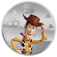 Solomon Islands 5 Dollar 100 Jahre Disney(TM) Toy Story 2023 1 Oz Silber PP Color