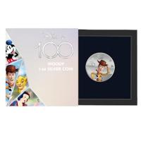 Solomon Islands - 5 Dollar 100 Jahre Disney(TM) Toy Story 2023 - 1 Oz Silber PP Color