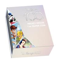 Solomon Islands - 5 Dollar 100 Jahre Disney(TM) Mickey Mouse 2023 - 1 Oz Silber PP Color