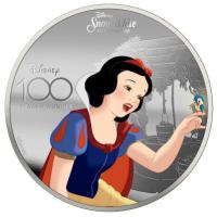 Solomon Islands 5 Dollar 100 Jahre Disney(TM) Schneewittchen (Snow White) 2023 1 Oz Silber PP Color