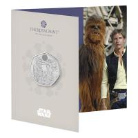 Grobritannien - 50 Pence Star Wars(TM) Han Solo and Chewbacca 2024 - Blister