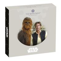 Grobritannien - 2 GBP Star Wars(TM) Han Solo and Chewbacca 2024 - 1 Oz Silber PP 