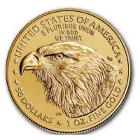 USA 50 USD TYPE 2 Gold Eagle 2024 1 Oz Gold Rckseite