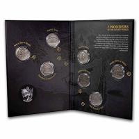Weltwunder - Die 7 Weltwunder der Antike -  7 x 1 Oz Silber Antik Finish (nur 177 Stck!!!)