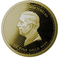 Tokelau 100 NZD Chronos 2024 1 Oz Gold Proof Like Rckseite