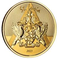St. Lucia 10 Dollar EC8_6 Wappen (Coat of Arms)  2023 1 Oz Gold
