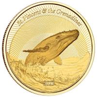 St. Vincent und Grenadinen - 10 Dollar EC8_6 Buckelwal (Humpback Whale) 2023 - 1 Oz Gold