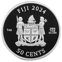 Fiji - 0,5 FJD Popeye 2024 - 1 Oz Silber Proof Like Color