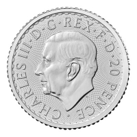 Grobritannien - 16*0,20 GBP Britannia 2024 - 16 * 1/10 Oz Silber (Tube)