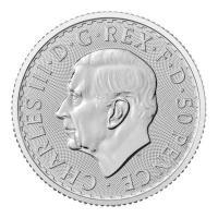 Großbritannien - 19*0,50 GBP Britannia 2024 - 19 * 1/4 Oz Silber (Tube)