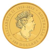 Australien - 100 AUD Lunar III Drache Privy Drache 2024 - 1 Oz Gold Privy Mark Drache