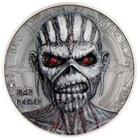 Cook Island 10 CID Iron Maiden The Book of Souls 2024 2 Oz Silber Antik Finish Color