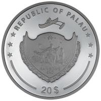 Palau - 20 USD Aus der Dunkelheit (Out of the Dark) 2024 - 3 Oz Silber Black Proof Ultra High Relief