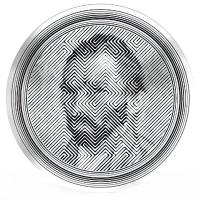 Tokelau 5 NZD Icon Serie (5.) Vincent van Gogh 2024 1 Oz Silber Prooflike