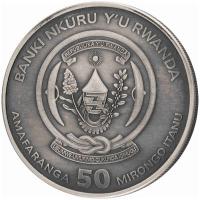 Ruanda - 50 RWF Nautische Unze Great Eastern 2023 - 1 Oz Silber HR Antik Finish