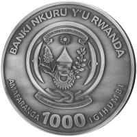 Ruanda - 1000 RWF Nautische Unze Great Eastern 2023 - 3 Oz Silber HR Antik Finish