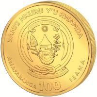 Ruanda 100 RWF Nautische Unze Great Eastern 2023 1 Oz Gold Rckseite