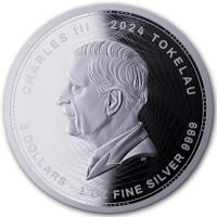 Tokelau - 6 NZD Magnum Opus 2024 - 1 Oz Silber Proof Like