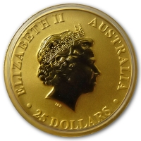 Australien - 25 AUD Knguru 2013 - 1/4 Oz Gold