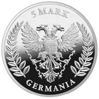 Germania Mint 5 Mark Germania PROOF 2024 1 Oz Silber PP Rckseite