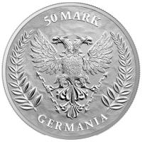 Germania Mint 50 Mark Germania 2024 10 Oz Silber Rckseite