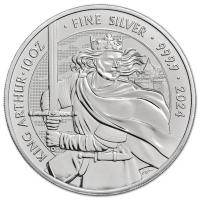 Großbritannien 10 GBP Myth & Legends (4.) King Arthur 2024 10 Oz Silber BU