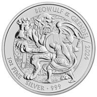 Großbritannien 2 GBP Myth & Legends (7.) Beowulf und Grendel 2024 1 Oz Silber BU