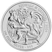 Grobritannien 2 GBP Myth & Legends (7.) Beowulf und Grendel 2024 1 Oz Silber BU