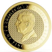 Tokelau 100 NZD Terra / Erde 2024 1 Oz Gold Rückseite