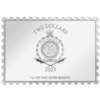 Niue 2 NZD 100 Jahre Disney(TM) Schneewittchen und die sieben Zwerge(TM) 2023 1 Oz Silber PP Color Rckseite