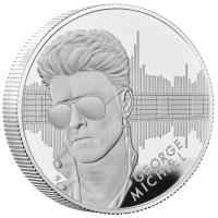 Grobritannien - 5 GBP Music Legends George Michael 2024 - 2 Oz Silber PP 