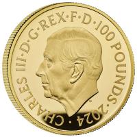 Großbritannien - 100 GBP Music Legends George Michael 2024 - 1 Oz Gold PP