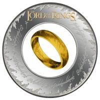 Samoa 5 Dollar Der Herr der Ringe(TM): Der Eine Ring (The One Ring) 2024 2 Oz Silber