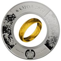 Samoa 5 Dollar Der Herr der Ringe(TM): Der Eine Ring (The One Ring) 2024 2 Oz Silber Rckseite