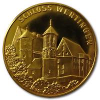 Deutschland - Schloss Wertingen - 9,86g Goldmedaille