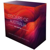 Niue - 1 NZD Colours of Australia: Red Centre (1.) 2024 - 1 Oz Silber PP Color