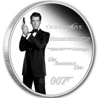 Tuvalu 1 TVD James Bond Legacy Serie: 4. Ausgabe 1 Oz Silber PP