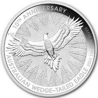 Australien - 1 AUD Wedge Tailed Eagle 2024 - 1 Oz Silber