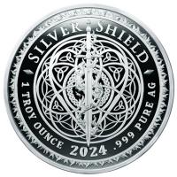 USA Silver Shield MiniMintage: The Eye 2024 1 Oz Silber PP Rckseite