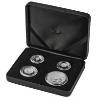Grobritannien 2,65 GBP Britannia 4 Coin Set 2024 Silber PP