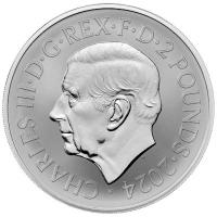 Grobritannien 2,65 GBP Britannia 4 Coin Set 2024 Silber PP Rckseite