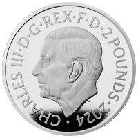 Grobritannien - 3,85 GBP Britannia 6 Coin Set 2024 - Silber PP