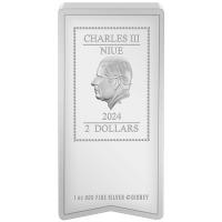 Niue - 2 NZD Disney(TM) Donald Duck(TM) 90. Geburtstag 2024 - 1 Oz Silber PP Color